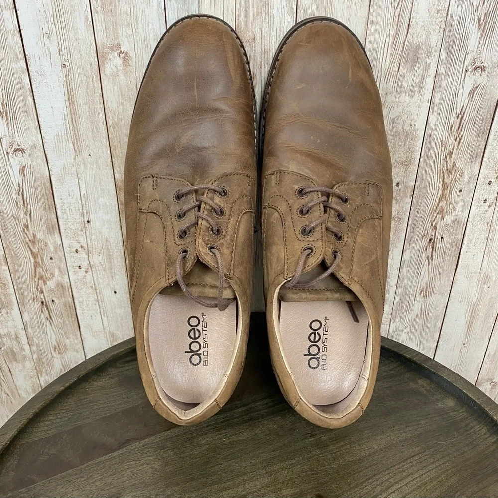 Abeo Men’s Leather Oxford Shoe Size 11.5 Narrow
